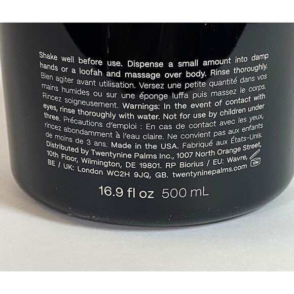 29 Palms Pinyon Poet Body Wash Full Size 16.9 Fluid Oz Vegan Cruelty Free NIB - Picture 4 of 14